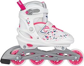 Nijdam Inline Skates Ρυθμιζόμενα White Wedge Νο. 29-32