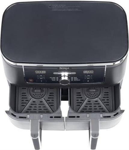 Ninja AF400EU Foodi Max Dual Zone Φριτέζα Αέρος με Διπλό Αποσπώμενο Κάδο 9.5lt Μαύρη