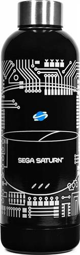 Numskull Saturn Μπουκάλι Νερού Μεταλλικό με Βιδωτό Καπάκι Μαύρο 500ml NS2896