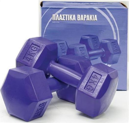 Amila Σετ Βαράκια Εξάγωνα 2 x 4kg 44535