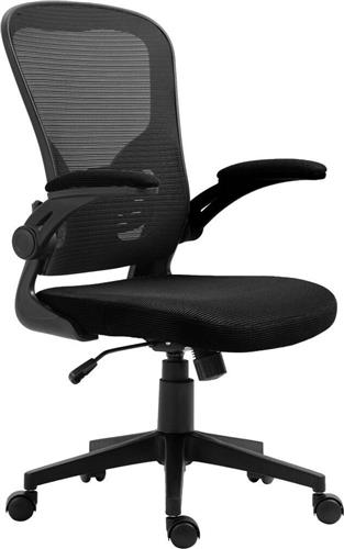 OEM Καρέκλα Γραφείου με Ρυθμιζόμενα Μπράτσα Μαύρη 66-38014