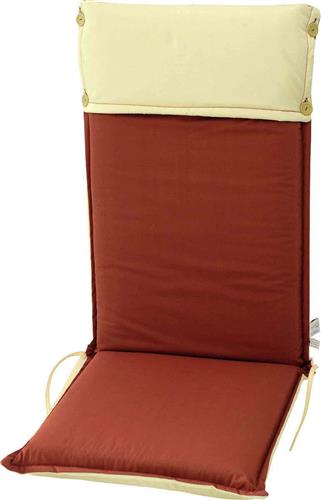 OEM Καρέκλας Μπεζ-Κόκκινο 119x48x7cm