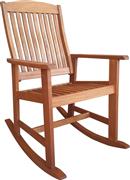 OEM Meranti Κουνιστή Καρέκλα Ξύλινη Καφέ 44x50x104cm 183-5343