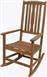 OEM Meranti Κουνιστή Καρέκλα Ξύλινη Καφέ 44x50x104cm 183-5343