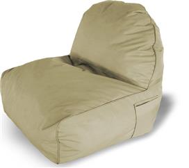 OEM Πουφ Πολυθρόνα Αδιάβροχη Μπεζ 80x80x73cm 42-31084-4