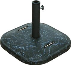 OEM Βάση Ομπρέλας από Τσιμέντο σε Γκρι Χρώμα 48x48cm 381-0881