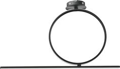 Ondaluce Acrobat Μοντέρνα Μεταλλική Πλαφονιέρα Οροφής με Ενσωματωμένο LED σε Μαύρο χρώμα 100cm PL.ACROBAT.50/NERO