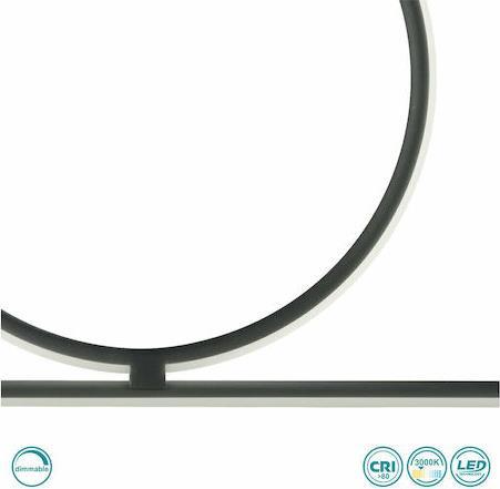 Ondaluce Acrobat Μοντέρνο Κρεμαστό Φωτιστικό Ράγα σε Μαύρο Χρώμα SO.ACROBAT.50/NERO