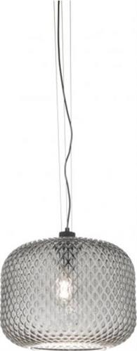 Ondaluce Brandy Μοντέρνο Κρεμαστό Φωτιστικό Μονόφωτο με Ντουί E27 σε Μελί Χρώμα SO.BRANDY/AMBRA