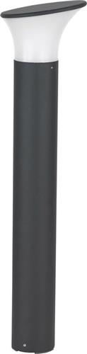 Ondaluce Φωτιστικό Κολωνάκι Εξωτερικού Χώρου E27 σε Μαύρο Χρώμα PLT.ARES/80-NERO