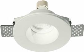 Ondaluce Jazz Στρογγυλό Γύψινο Χωνευτό Σποτ σε Λευκό χρώμα 12x12cm FT.JAZZ/GR-B.CO