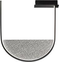 Ondaluce Μεταλλική Πλαφονιέρα Οροφής με Ενσωματωμένο LED σε Μαύρο χρώμα 55cm PL.LOTUS/NERO
