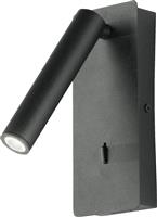 Ondaluce Μονό Σποτ με Ενσωματωμένο LED και Θερμό Φως σε Μαύρο Χρώμα AP.TELESCOPE/NERO