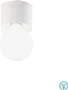 Ondaluce Μονό Σποτ με Ντουί E27 σε Λευκό Χρώμα PL.BOW/B.CO