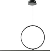 Ondaluce Μοντέρνο Κρεμαστό Φωτιστικό Ράγα σε Ασημί Χρώμα SO.ACROBAT.50/SILVER