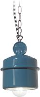 Ondaluce Oil Vintage Κρεμαστό Φωτιστικό Μονόφωτο με Ντουί E27 σε Τιρκουάζ Χρώμα SO.OIL/OTTANIO
