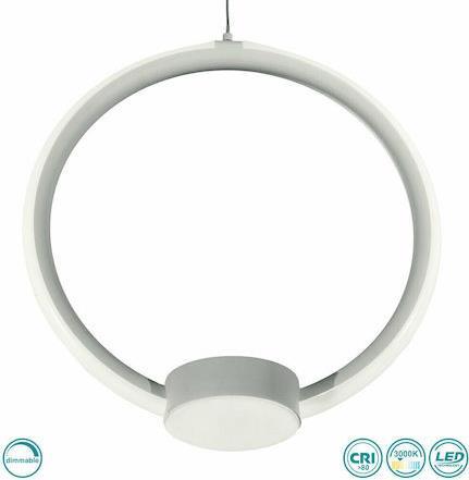 Ondaluce Omega Μοντέρνο Κρεμαστό Φωτιστικό σε Λευκό Χρώμα SO.OMEGA/PC-B.CO