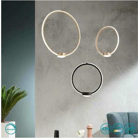 Ondaluce Omega Μοντέρνο Κρεμαστό Φωτιστικό σε Λευκό Χρώμα SO.OMEGA/PC-B.CO