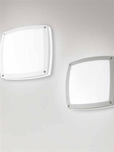 Ondaluce Paris Στεγανή Επιτοίχια Πλαφονιέρα Εξωτερικού Χώρου E27 σε Λευκό Χρώμα AP.PARIS/BCA