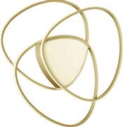 Ondaluce Πλαφονιέρα Οροφής με Ενσωματωμένο LED σε Χρυσό χρώμα 54cm PL.ROSE/PCORO3000K