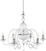 Ondaluce Vivaldi Πολυέλαιος με Κεράκια Λευκός LP.VIVALDI/6-BCO