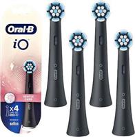 Oral-B iO Gentle Care Ανταλλακτικές Κεφαλές για Ηλεκτρική Οδοντόβουρτσα Σετ 4τμχ Μαύρο