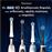 Oral-B iO Gentle Care Ανταλλακτικές Κεφαλές για Ηλεκτρική Οδοντόβουρτσα Σετ 4τμχ Μαύρο