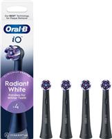 Oral-B iO Radiant Ανταλλακτικές Κεφαλές για Ηλεκτρική Οδοντόβουρτσα Σετ 4τμχ Μαύρο