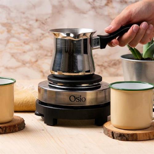 Osio OHP-2410 Επιτραπέζια Εστία Εμαγιέ Μονή Ασημί