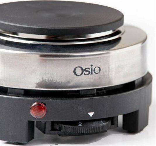 Osio OHP-2410 Επιτραπέζια Εστία Εμαγιέ Μονή Ασημί