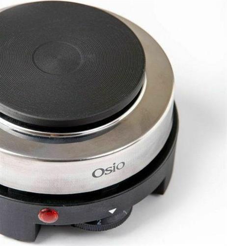 Osio OHP-2410 Επιτραπέζια Εστία Εμαγιέ Μονή Ασημί