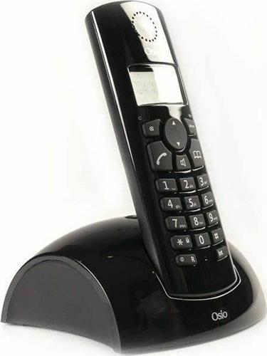 Osio OSD-8610 Ασύρματο Τηλέφωνο με Aνοιχτή Aκρόαση Μαύρο 11987-0001