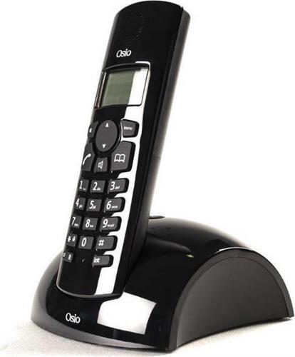 Osio OSD-8610 Ασύρματο Τηλέφωνο με Aνοιχτή Aκρόαση Μαύρο 11987-0001
