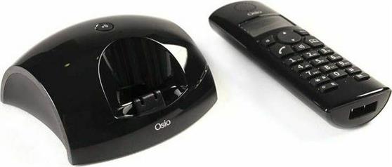 Osio OSD-8610 Ασύρματο Τηλέφωνο με Aνοιχτή Aκρόαση Μαύρο 11987-0001