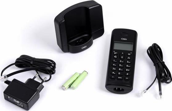 Osio OSD-8910B Ασύρματο Τηλέφωνο με Aνοιχτή Aκρόαση Μαύρο 14587-0107