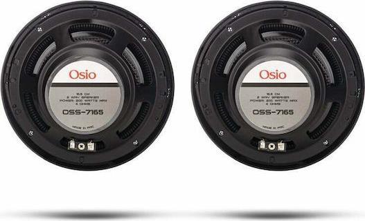Osio OSS-7165 Σετ Ηχεία Αυτοκινήτου 6.5