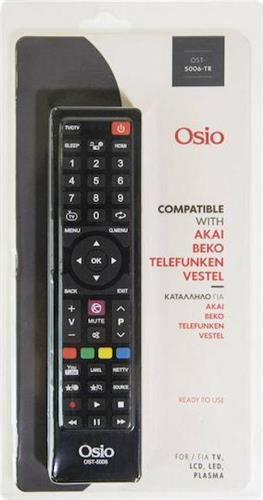 Osio OST-5006-TR Συμβατό Τηλεχειριστήριο για Τηλεοράσεις