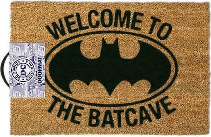Out of the Blue Πατάκι Εισόδου από Κοκοφοίνικα Welcome To The Batcave Μπεζ 40x60cm 32561