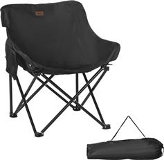 Outsunny Oxford Καρέκλα Παραλίας Μαύρη 61x54x66cm A20-292V00BK