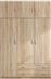 Pakketo Alvia Τρίφυλλη Ντουλάπα με Πατάρι Sonoma 150x51x240cm 200-002081