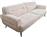Pakketo Anbola Τριθέσιος Καναπές Εκρού 213x87x80cm 371-000047