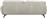 Pakketo Anbola Τριθέσιος Καναπές Εκρού 213x87x80cm 371-000047
