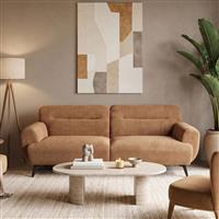 Pakketo Anbola Τριθέσιος Καναπές Ταμπά 213x87x80cm 371-000048