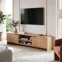 Pakketo Anfen Έπιπλο Τηλεόρασης Φυσική Απόχρωση Μ160xΠ39xΥ40.5cm 086-000034