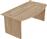 Pakketo Anze Γραφείο Ξύλινο Φυσικό 180x93.5x75cm 248-000014