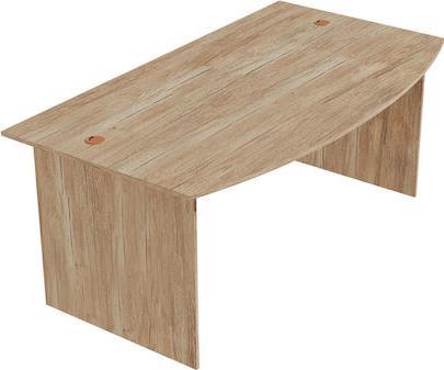 Pakketo Anze Γραφείο Ξύλινο Φυσικό 180x93.5x75cm 248-000014