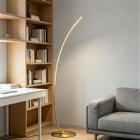 Pakketo Archer LED Φωτιστικό Δαπέδου Υ165xΜ70cm Χρυσό 342-000145