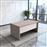 Pakketo Armadi Γραφείο Ξύλινο Λευκό 150x75x75cm 367-000019