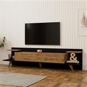 Pakketo Astry Έπιπλο Τηλεόρασης Oak-Ανθρακί Μ180xΠ36.8xΥ45cm 120-000672