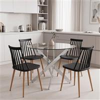 Pakketo Aurora Antoro Τραπεζαρία Σετ 5τμχ 80x80cm 200-001926